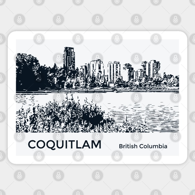 Coquitlam British Columbia Sticker by Lakeric